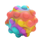 New Stylish Color 3D Squeeze Ball Pop Fidget Toys