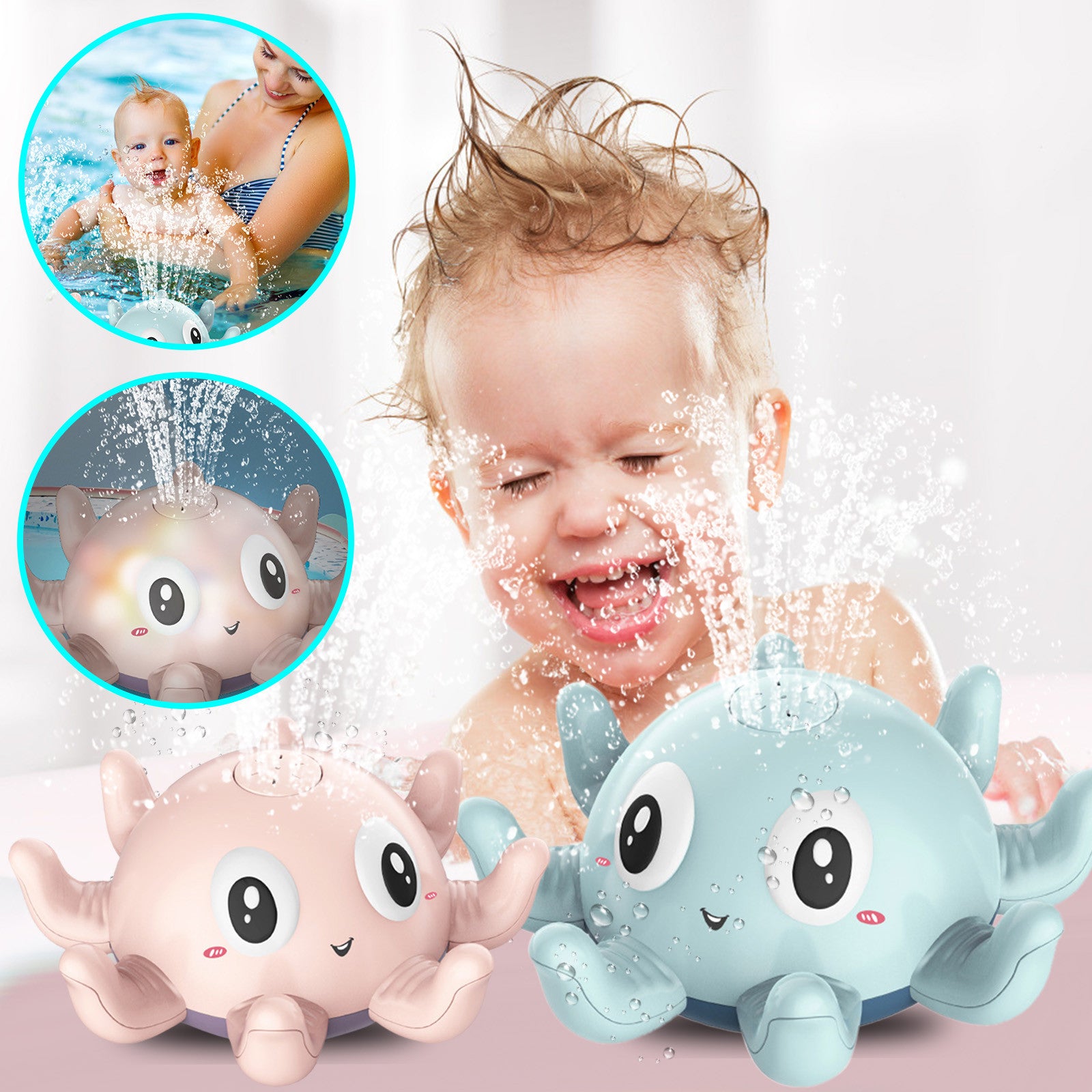 Octopus Sprinkler Bath Toy